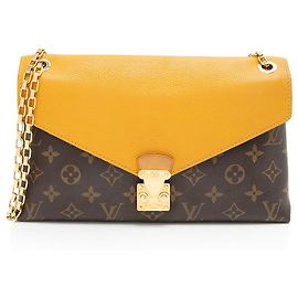 Borsa a spalla Pallas in tela Monogram Louis Vuitton Marrone