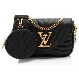 Multi-Pochette Accessoires New Wave in pelle di vitello Louis Vuitton Nero