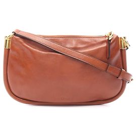 Chloé Bolsa transversal de couro Chloe Paraty 24 marrom Marrom