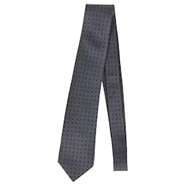 Hermès-Hermès Printed Tie in Multicolor Silk-Multiple colors