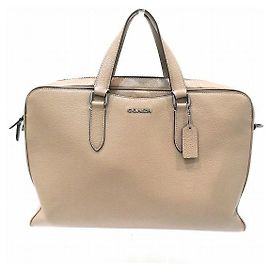 Coach Graham Structured Briefcase Brown Beige