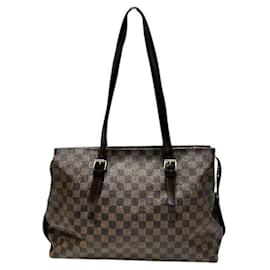 Louis Vuitton-Louis Vuitton Chelsea Damier Shoulder Bag-Brown