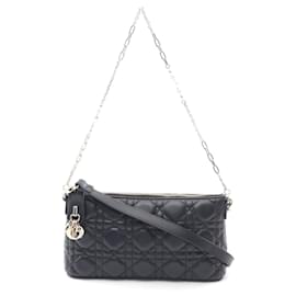 Dior-Dior Miss Dior Leather Midi Shoulder Bag-Black
