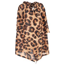 Poncho de Leopardo Vivienne Westwood em Algodão Marrom Marrom