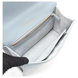 Dior-Dior DIORAMA Leather Shoulder Bag-Blue