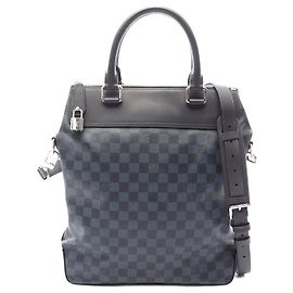 Louis Vuitton Greenwich Tote Bag PVC Leather Black