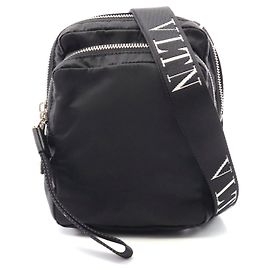 Valentino Garavani Valentino Nylon Shoulder Bag Black Black