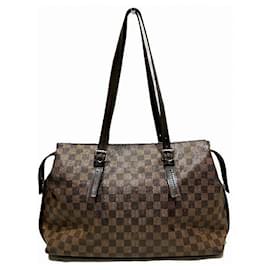 Louis Vuitton-Louis Vuitton Chelsea Damier Shoulder Bag-Brown