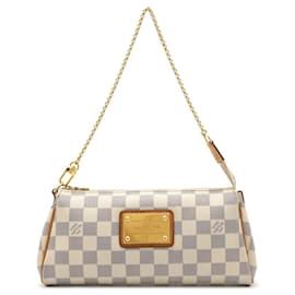 Louis Vuitton-Clutch Eva Damier Azur Louis Vuitton-Branco