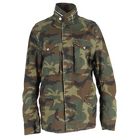 Chaqueta de campo M-65 en estampado de camuflaje Amiri en algodón verde Verde