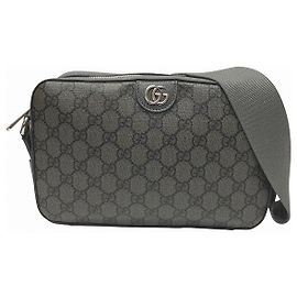 Borsa a Spalla Gucci Ophidia GG Supreme Marrone