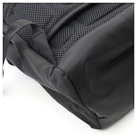 Prada-Prada Nylon Saffiano Leather Backpack-Black