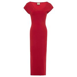 Solace London Stretch Maxi Kleid Rot Rot