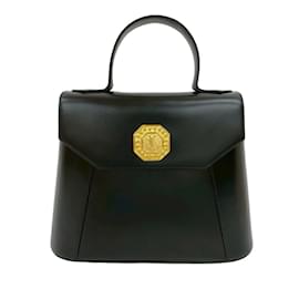 Sac mini tote en cuir noir Yves Saint Laurent Noir