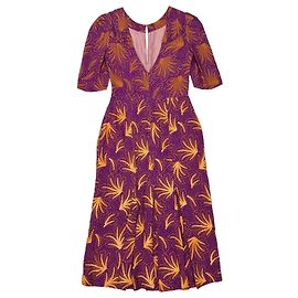 Dries Van Noten Primavera Verano 2016 Naranja Púrpura