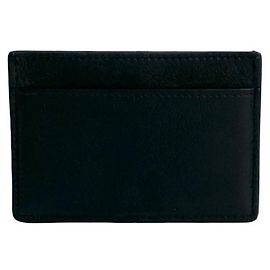 Portafoglio in pelle nera Yves Saint Laurent Nero
