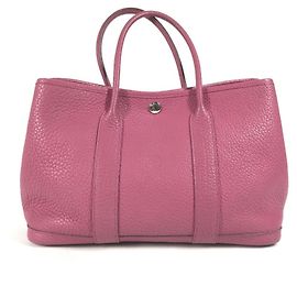 Hermès Sac à main Hermes Garden Party TPM Autre Violet