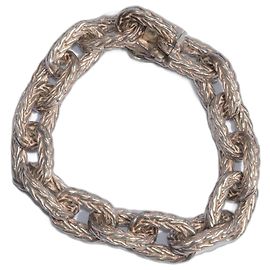 Hermès Vendôme Anchor Chain Bracelet Silvery