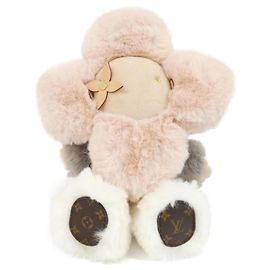 Louis Vuitton Doudou Vivienne Plush Toy Brown Beige Eggshell