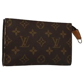 LOUIS VUITTON Monogram Bucket PM Accessory Pouch LV Auth ep9549 Monogram