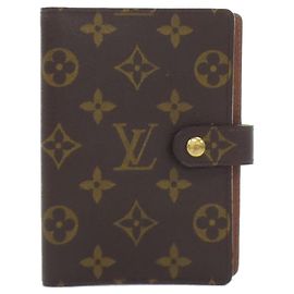 Agenda PM Monogram Louis Vuitton R20005 Marrone