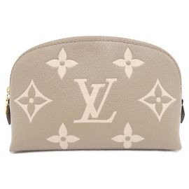Pochette Cosmétique PM Monogram Empreinte Bicolore Louis Vuitton Multicolore Écru