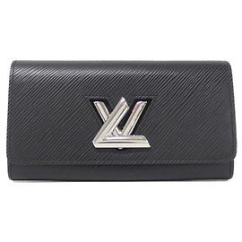 Twist Geldbörse Epi Louis Vuitton Schwarz