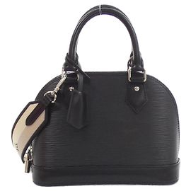 Louis Vuitton Epi Alma BB Handbag Black