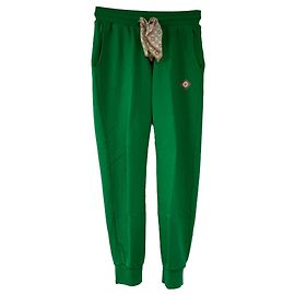 Autre Marque Pantaloni Sweat Casablanca Scarf in Cotone e Seta Verde Verde Verde oliva