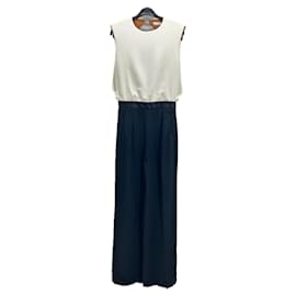 Céline White Polyester Jumpsuit White