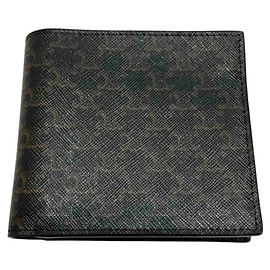 Céline Celine Bifold Wallet in Triomphe Canvas Black