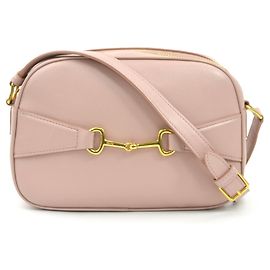 Céline Bolsa de ombro de couro rosa Celine Rosa