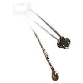 Collana Van Cleef & Arpels Vintage Alhambra Madreperla Antracite Grigio antracite