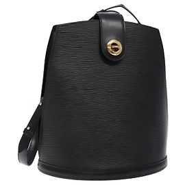LOUIS VUITTON Sac à épaule Epi Cluny Noir M52252 LV Auth 134585 Noir