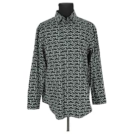 Burberry-Cotton shirt-Green