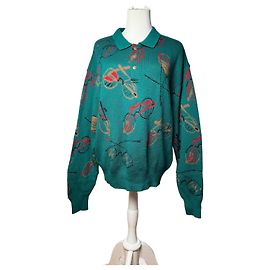 Suéter vintage Balenciaga verde L Verde