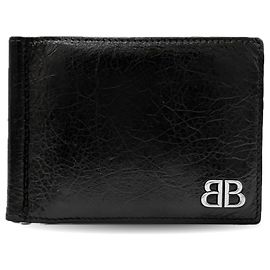 Balenciaga Monaco BB Money Clip Black
