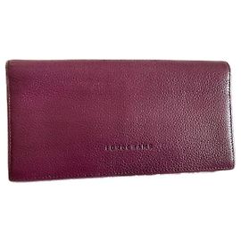 Longchamp Wallets Purple