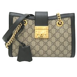 Gucci Padlock Medium Tote Bag Schwarz Beige
