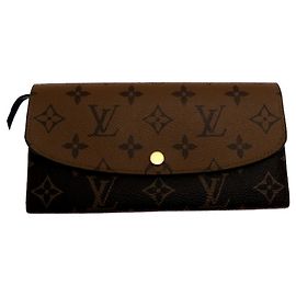 Carteira Longa Emily Louis Vuitton Marrom
