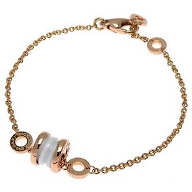 Bulgari Bvlgari B.zero1 Element Charm Bracelet White Golden