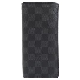 Portefeuille Brazza Damier Graphite Louis Vuitton Damier ebène