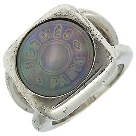 Anello in argento Shell di Hermès Argento