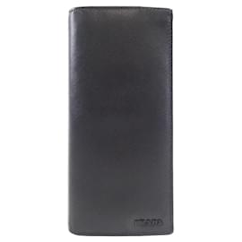 Prada-Prada Saffiano Long Wallet-Black