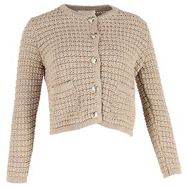 Cardigan à manches longues Gaston en viscose dorée Ba&sh Doré