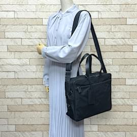 Prada-Prada Men's 2-Way Briefcase-Black