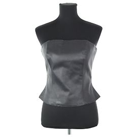Jitrois Black leather corset Black