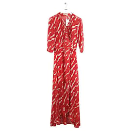 Bash Vestido de seda rojo Roja