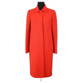 Dolce & Gabbana Abrigo de lana rojo Roja