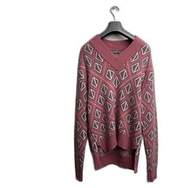 Dior X Cactus Jack CD Diamont Wollpullover Rosa Pink